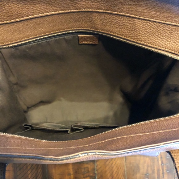 Gucci large tote bag. Brown leather. Authentic! - Picture 8 of 10